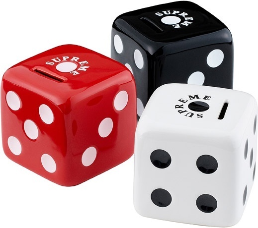 Ceramic Dice Coin Bank